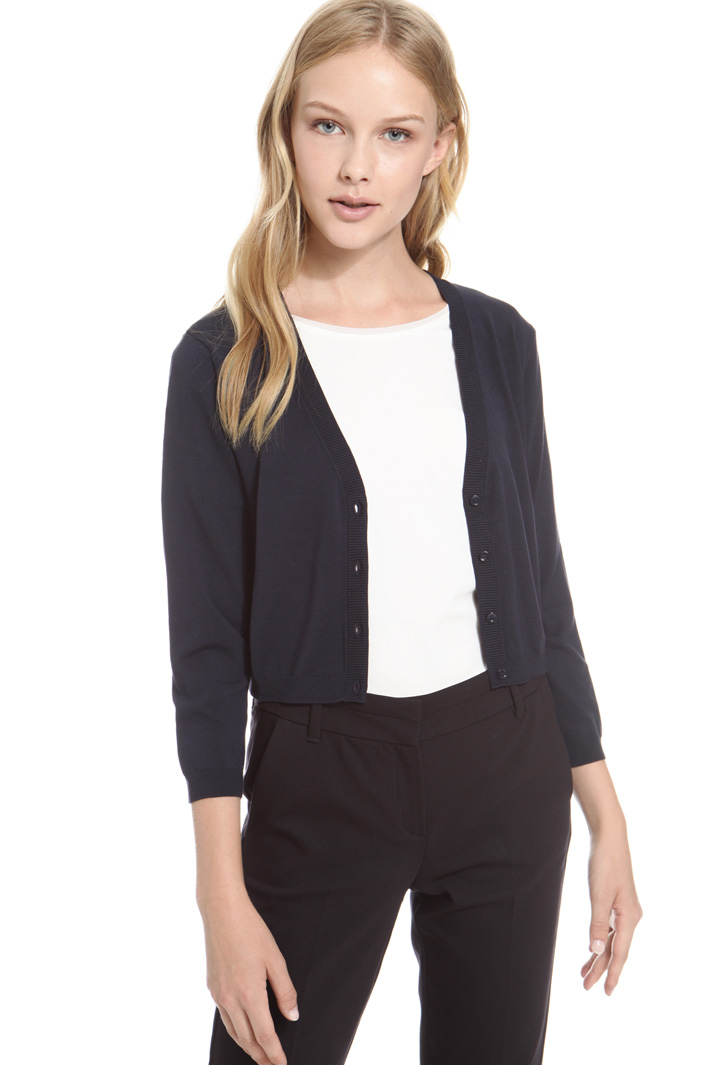 Short viscose cardigan Intrend Short viscose cardigan Intrend