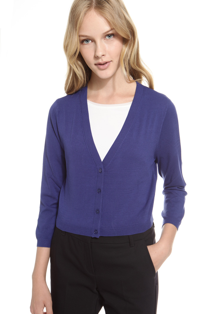 Short viscose cardigan Intrend Short viscose cardigan Intrend
