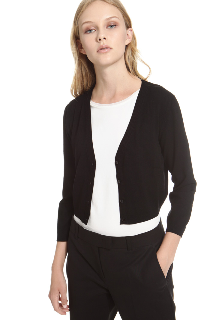 Cardigan corto in viscosa Intrend Cardigan corto in viscosa Intrend