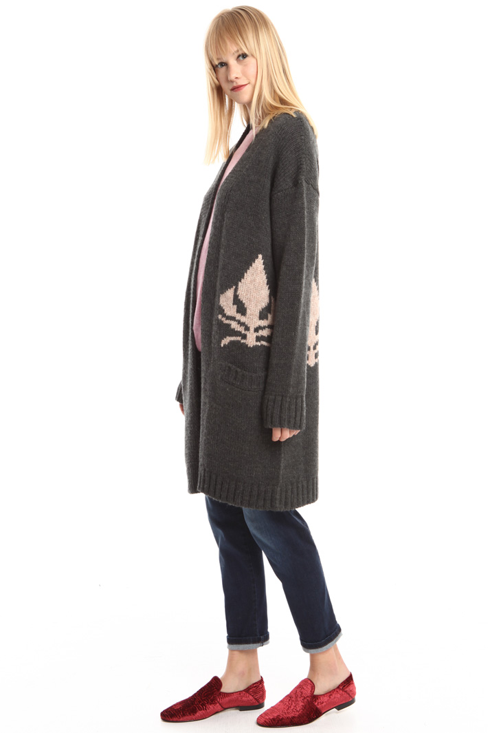 Cardigan lungo in lana Intrend Cardigan lungo in lana Intrend