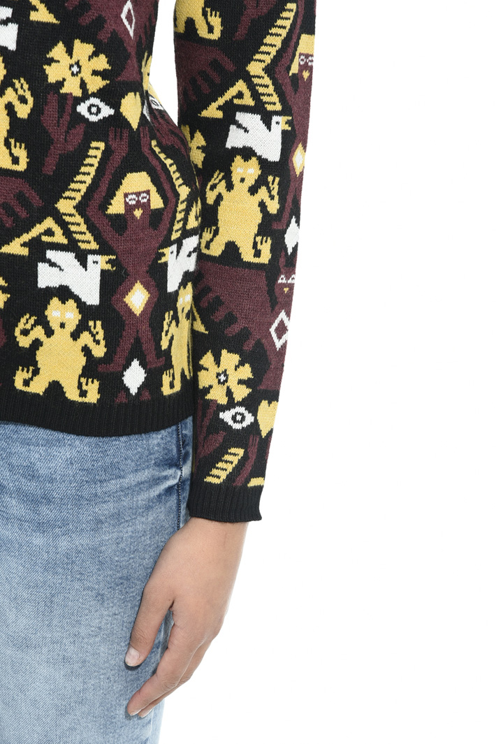 Cardigan over jacquard Intrend Cardigan over jacquard Intrend
