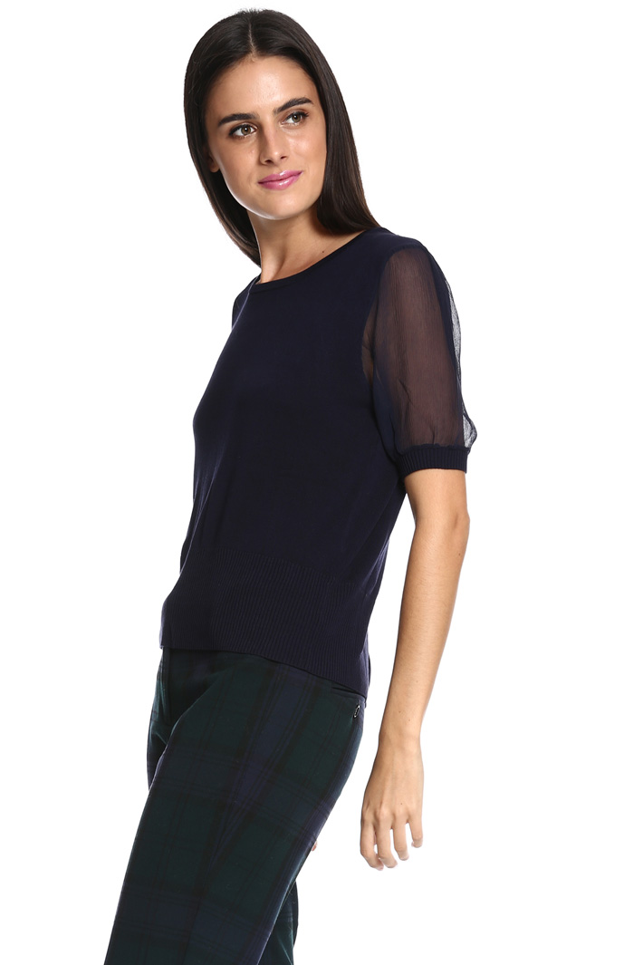 Silk sleeve sweater Intrend Silk sleeve sweater Intrend