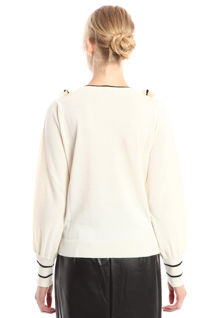 Maglia in lana con ruches Intrend Maglia in lana con ruches Intrend