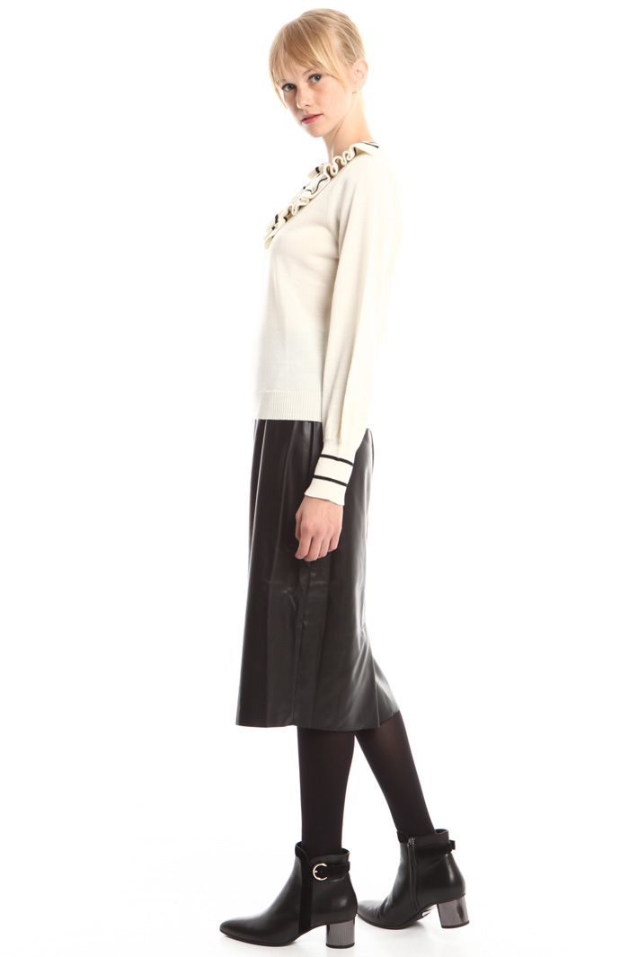 Maglia in lana con ruches Intrend Maglia in lana con ruches Intrend