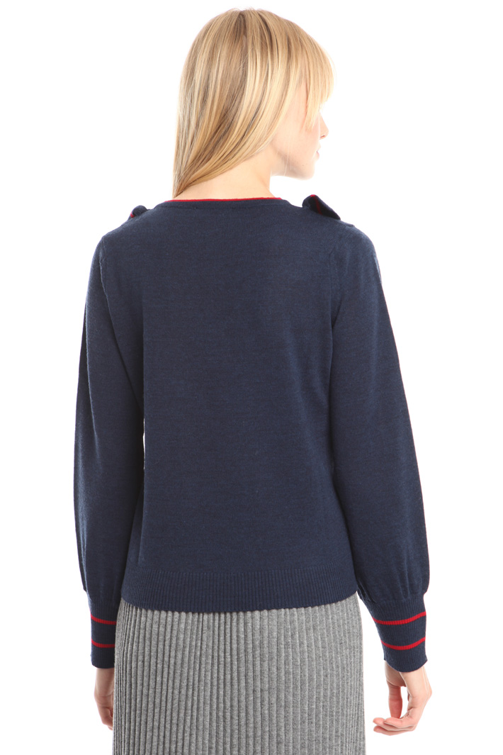 Maglia in lana con ruches Intrend Maglia in lana con ruches Intrend