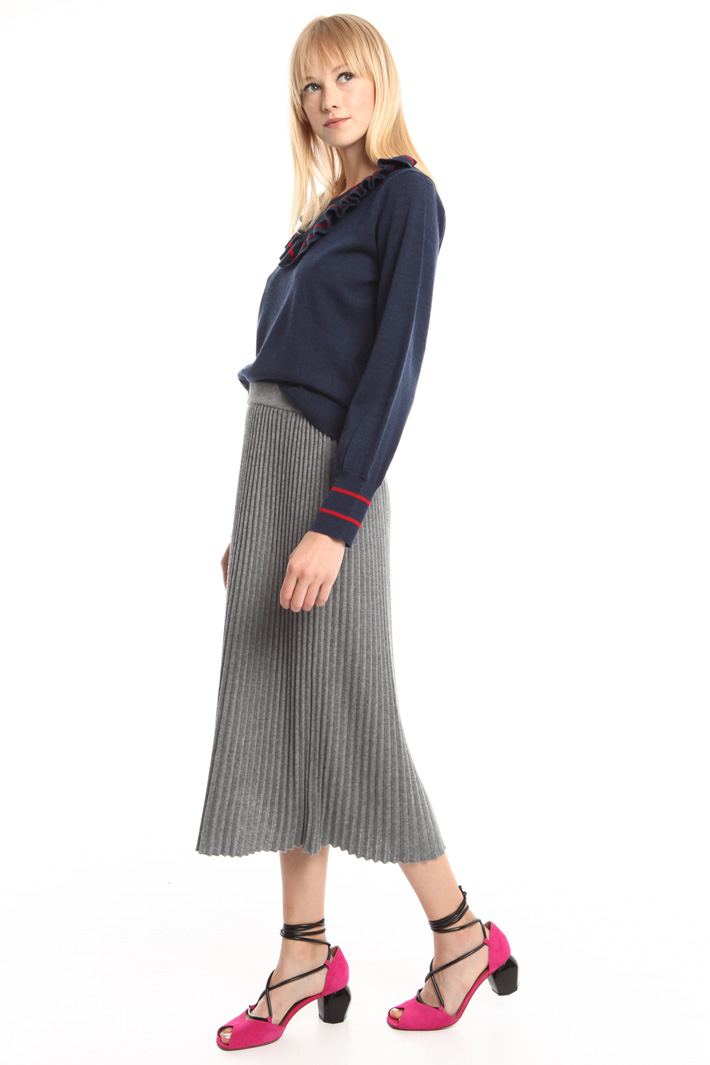 Maglia in lana con ruches Intrend Maglia in lana con ruches Intrend
