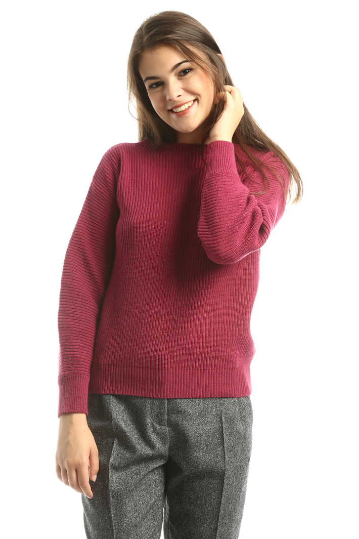 Rib worked sweater Intrend Rib worked sweater Intrend