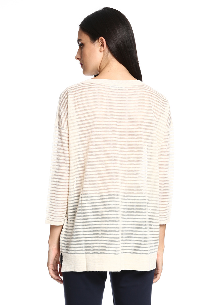 Maglia semitrasparente a righe Intrend Maglia semitrasparente a righe Intrend