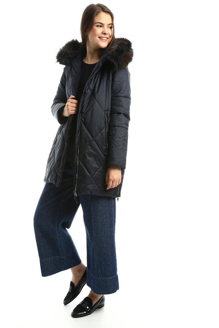 Padded coat with fur-trim Intrend Padded coat with fur-trim Intrend