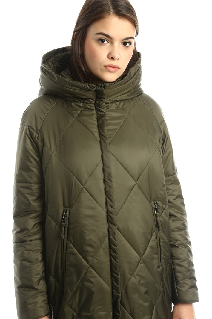 Padded coat with fur-trim Intrend Padded coat with fur-trim Intrend