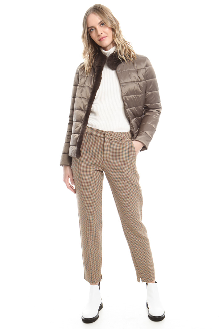 Padded jacket with fur-trim Intrend Padded jacket with fur-trim Intrend