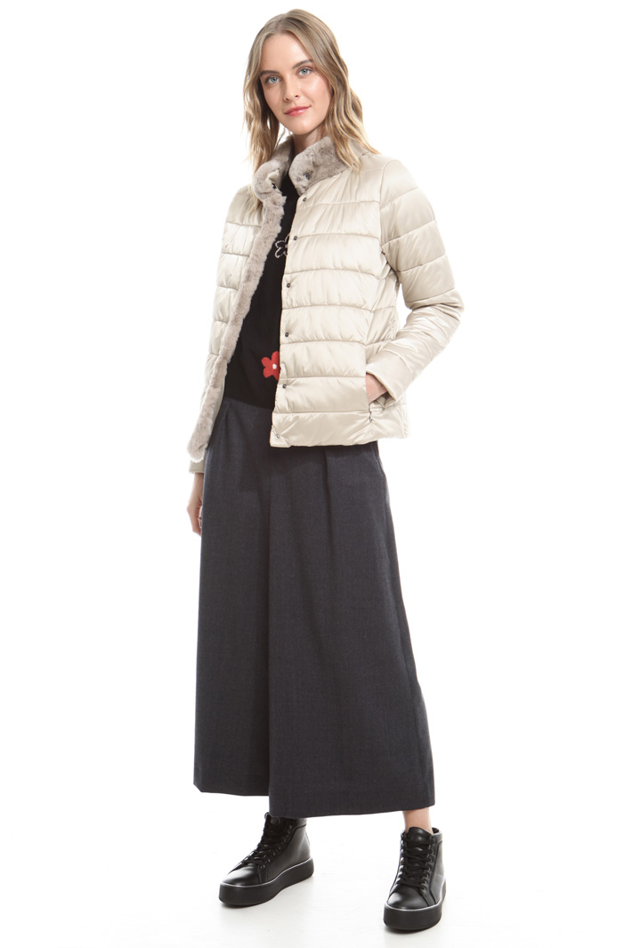 Padded jacket with fur-trim Intrend Padded jacket with fur-trim Intrend