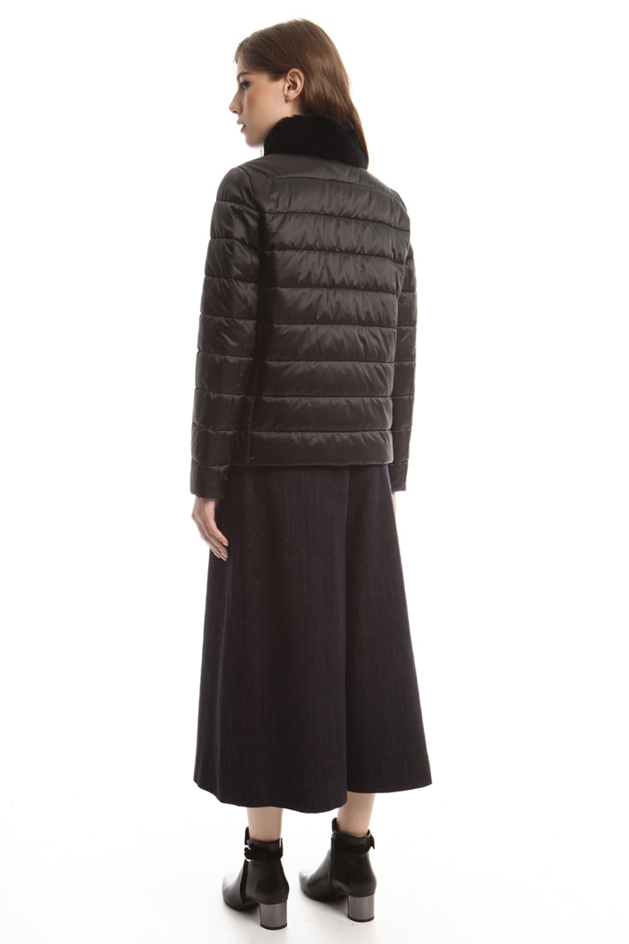 Padded jacket with fur-trim Intrend Padded jacket with fur-trim Intrend