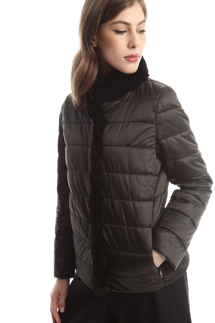 Padded jacket with fur-trim Intrend Padded jacket with fur-trim Intrend