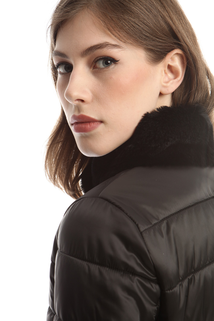 Padded jacket with fur-trim Intrend Padded jacket with fur-trim Intrend