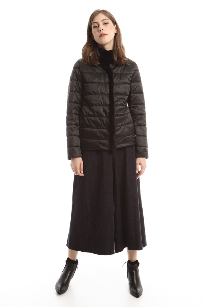 Padded jacket with fur-trim Intrend Padded jacket with fur-trim Intrend
