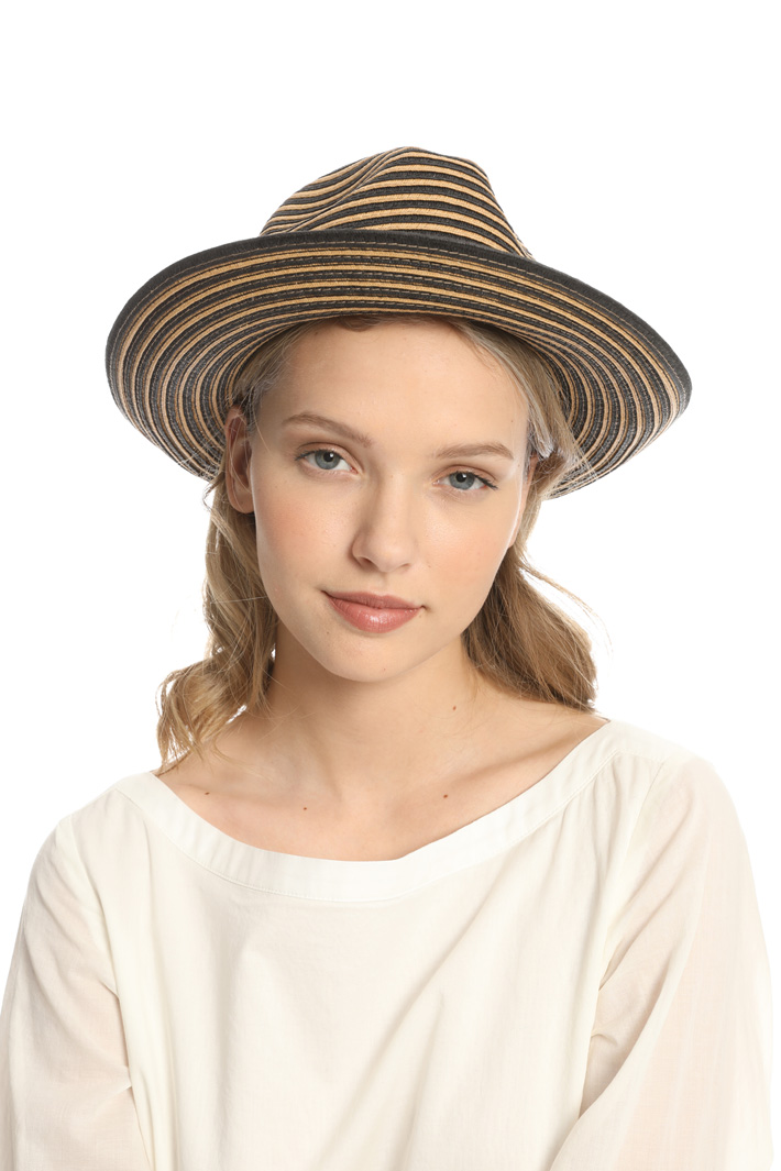Striped fedora hat Intrend Striped fedora hat Intrend
