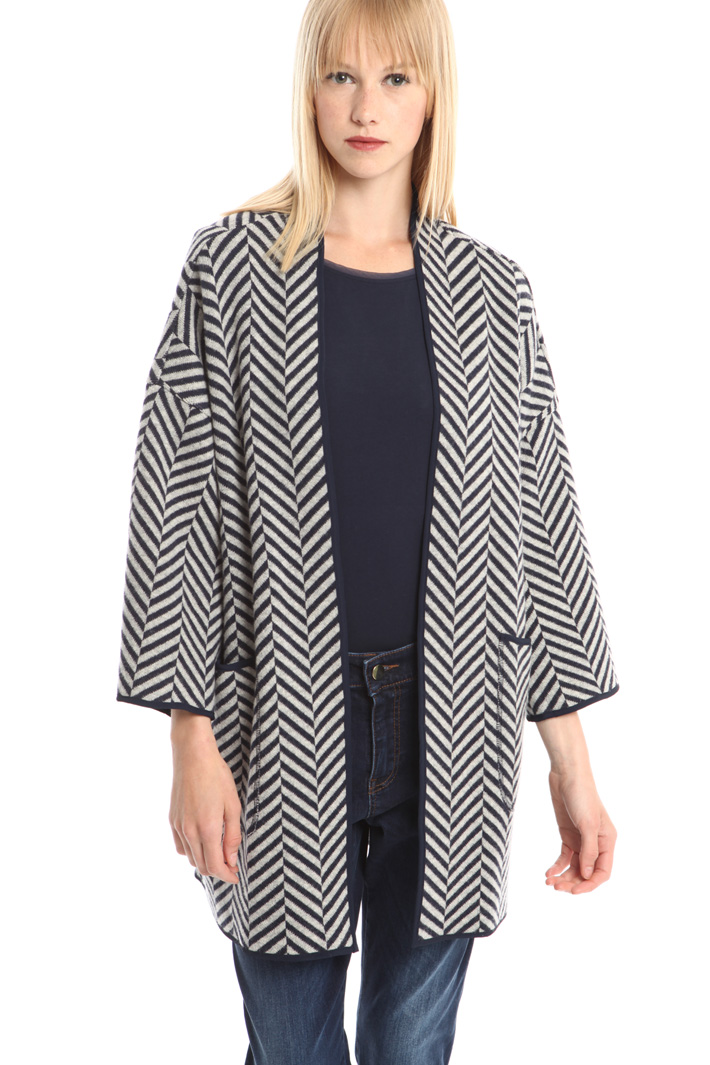 Giacca in jersey jacquard Intrend Giacca in jersey jacquard Intrend