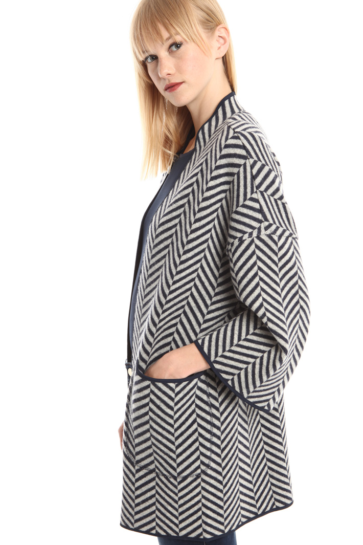 Giacca in jersey jacquard Intrend Giacca in jersey jacquard Intrend