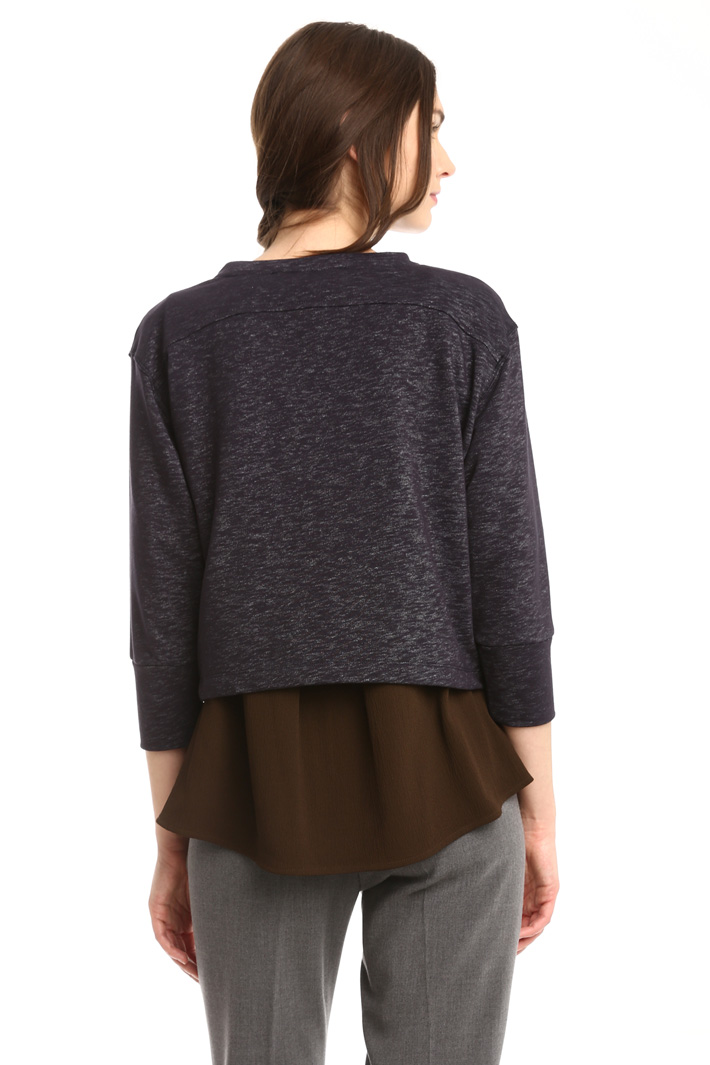 Slub-effect sweatshirt Intrend Slub-effect sweatshirt Intrend
