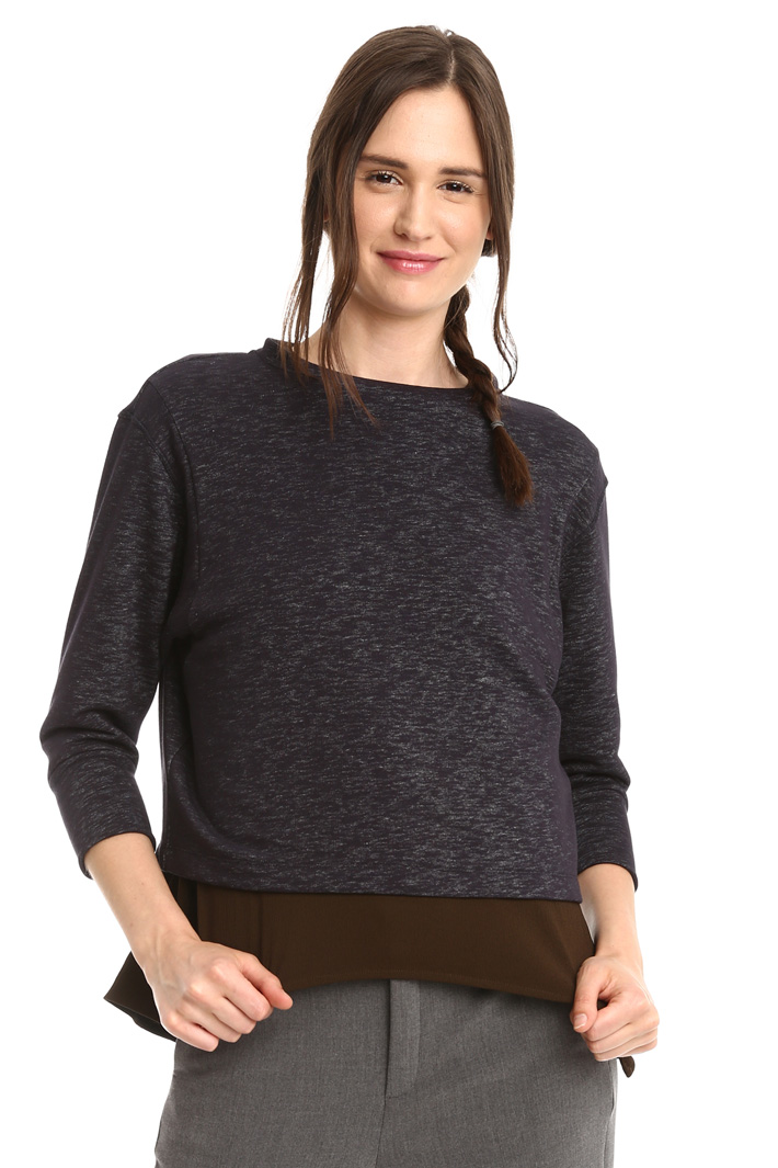 Slub-effect sweatshirt Intrend Slub-effect sweatshirt Intrend