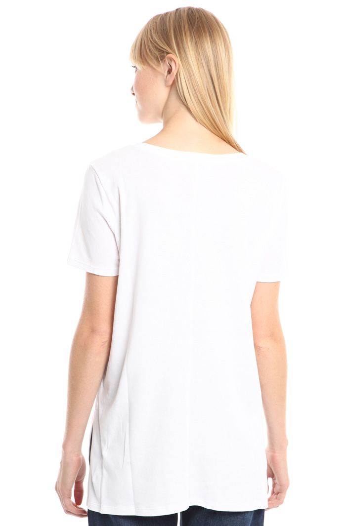 T-shirt con stampa glitter Intrend T-shirt con stampa glitter Intrend