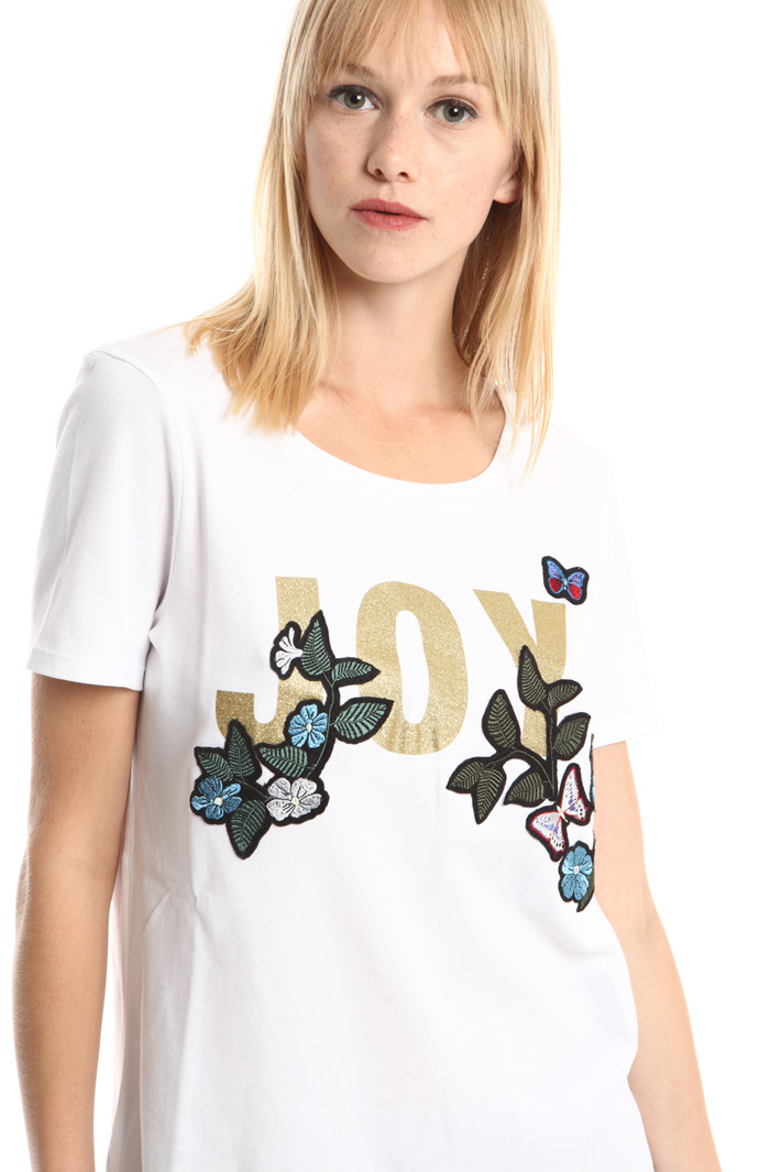 T-shirt con stampa glitter Intrend T-shirt con stampa glitter Intrend