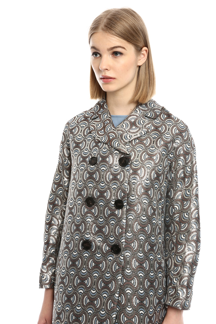 Giacca doppiopetto in jacquard Intrend Giacca doppiopetto in jacquard Intrend