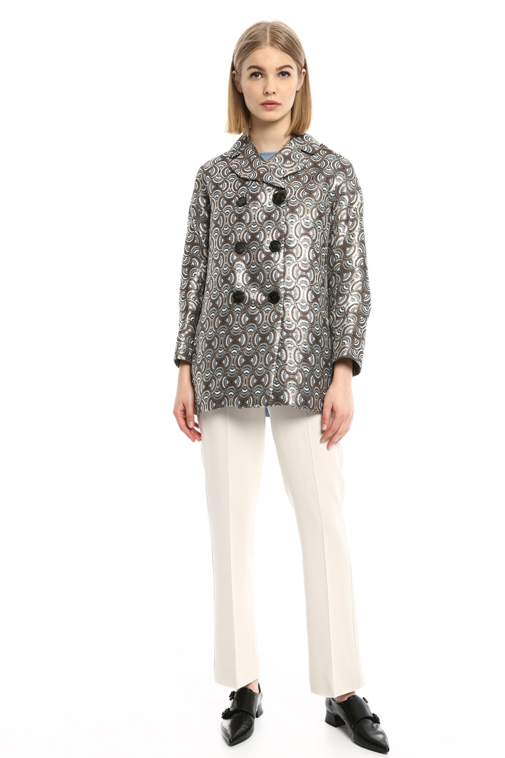 Giacca doppiopetto in jacquard Intrend Giacca doppiopetto in jacquard Intrend