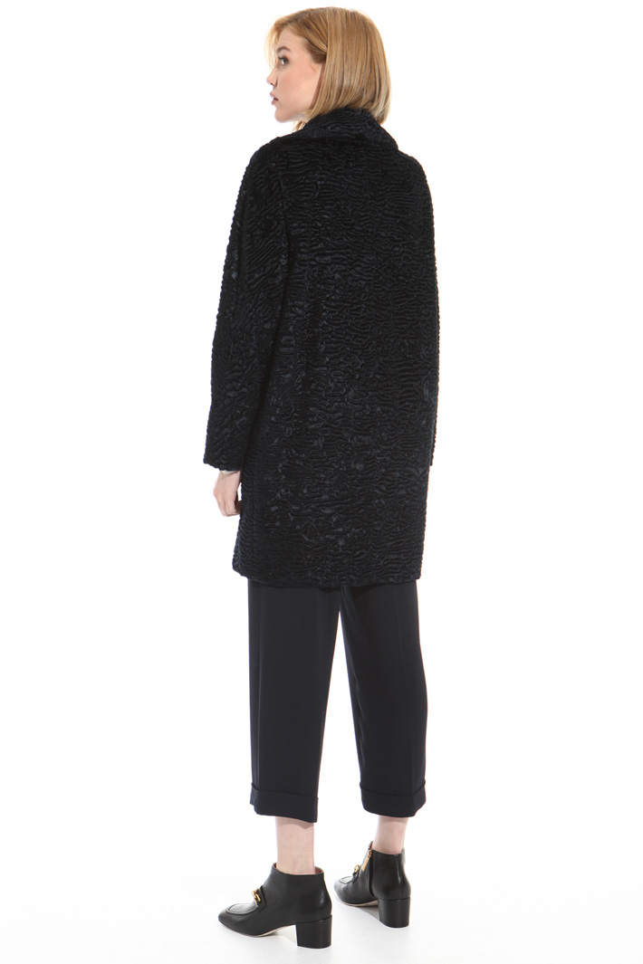 Fur effect coat Intrend Fur effect coat Intrend