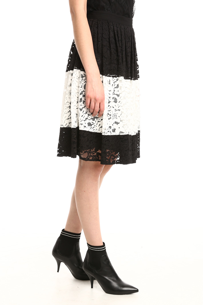 Gonna color-block in pizzo Intrend Gonna color-block in pizzo Intrend
