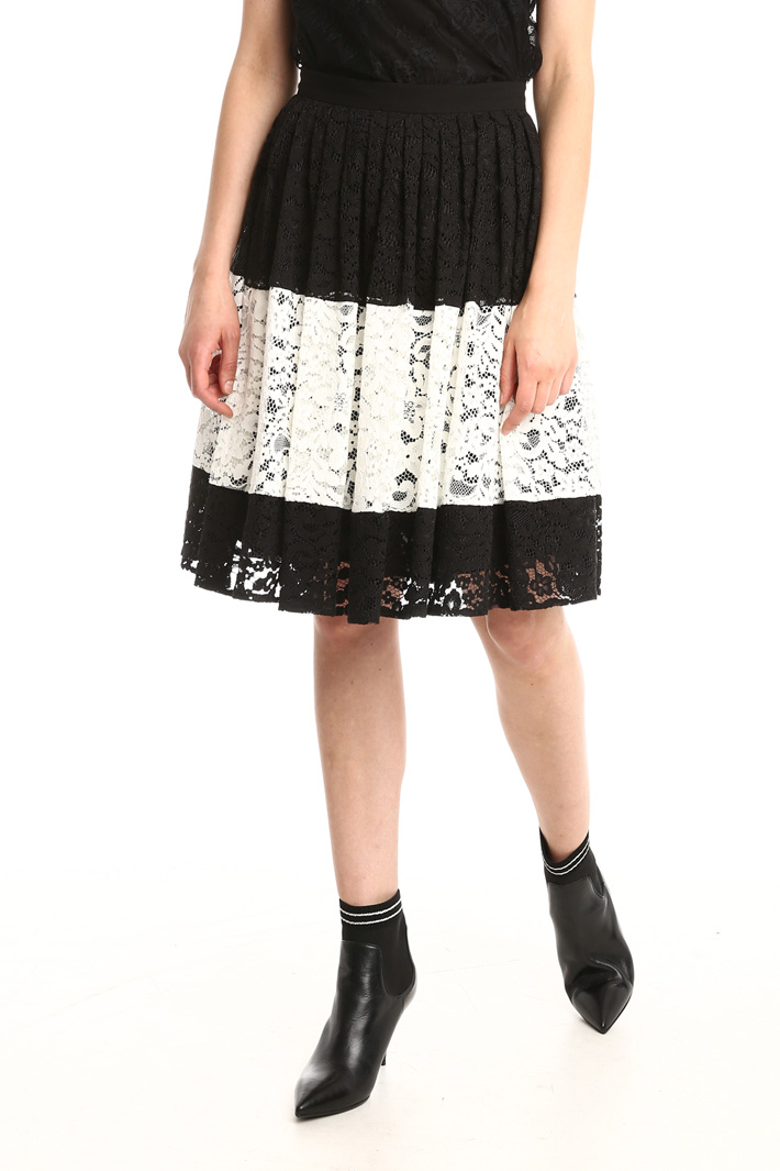 Gonna color-block in pizzo Intrend Gonna color-block in pizzo Intrend