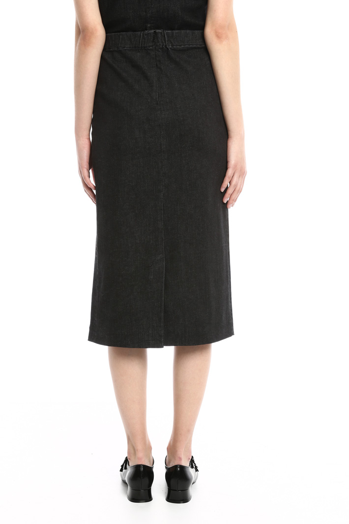 Denim longuette skirt Intrend Denim longuette skirt Intrend