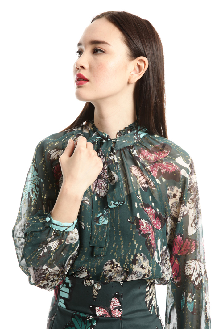 Blusa in chiffon di seta Intrend Blusa in chiffon di seta Intrend