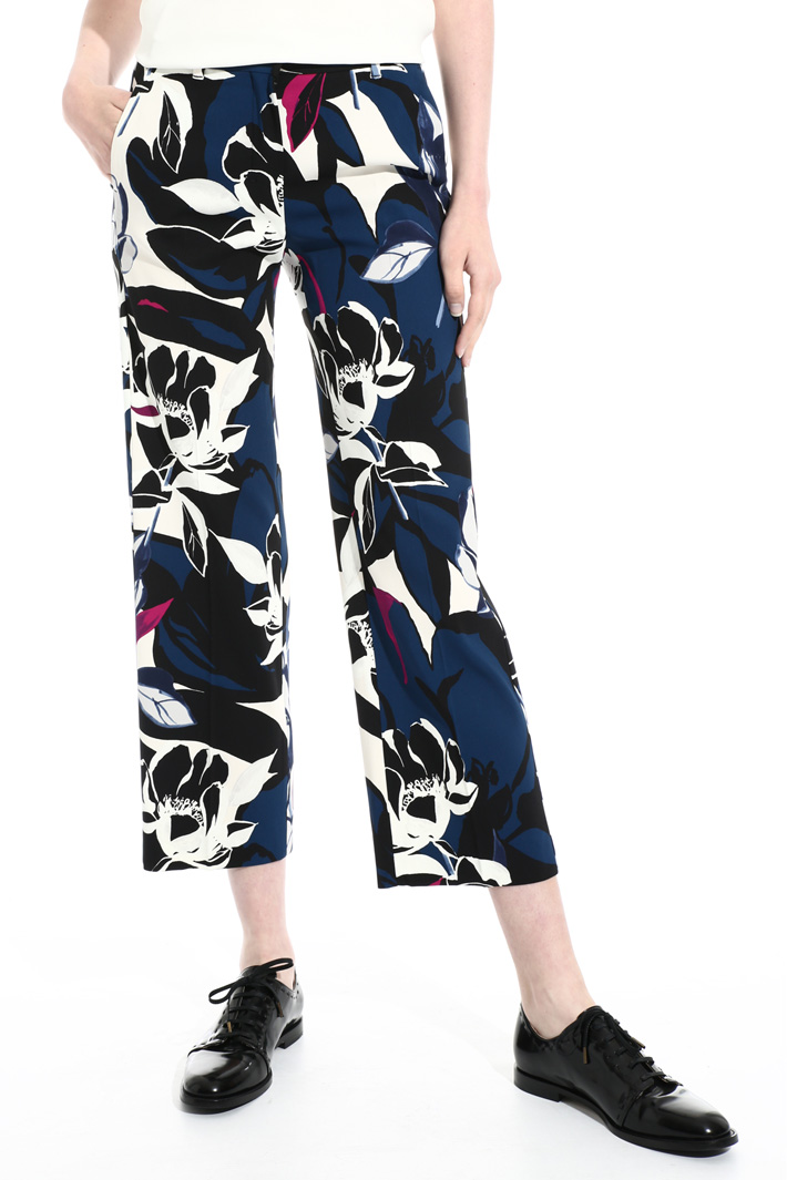 Regular fit viscose trousers Intrend Regular fit viscose trousers Intrend