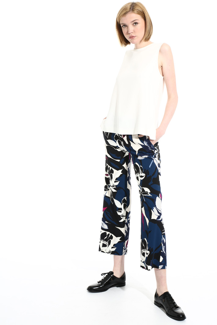 Regular fit viscose trousers Intrend Regular fit viscose trousers Intrend