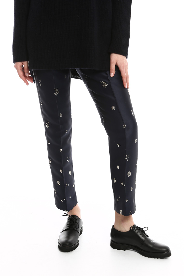 Pantaloni a sigaretta a fiori Intrend Pantaloni a sigaretta a fiori Intrend