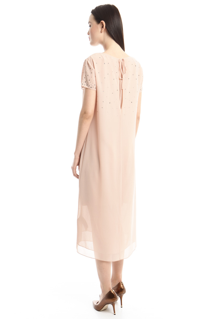 Abito in georgette con strass Intrend Abito in georgette con strass Intrend