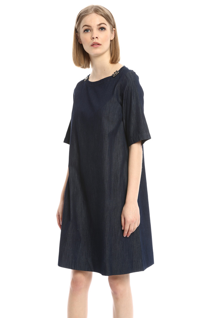 Abito a trapezio in denim Intrend Abito a trapezio in denim Intrend