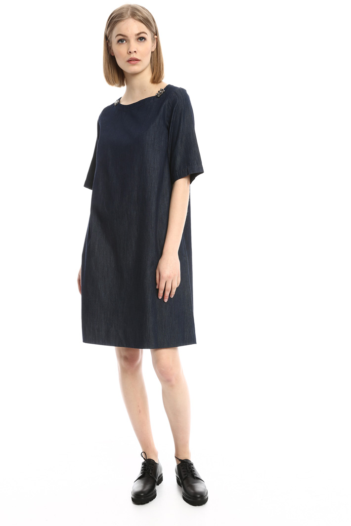 Abito a trapezio in denim Intrend Abito a trapezio in denim Intrend