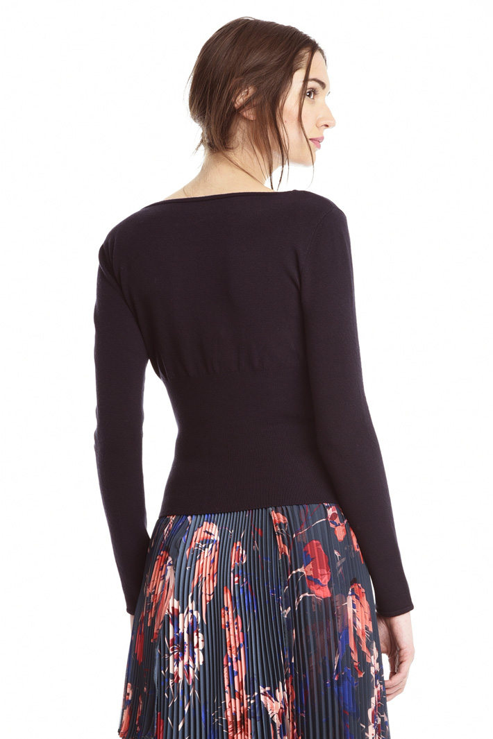 Maglia aderente in viscosa Intrend Maglia aderente in viscosa Intrend