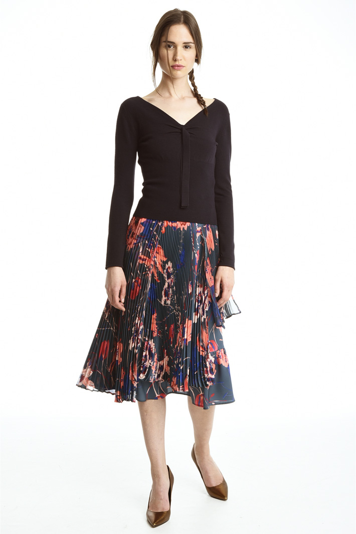 Maglia aderente in viscosa Intrend Maglia aderente in viscosa Intrend