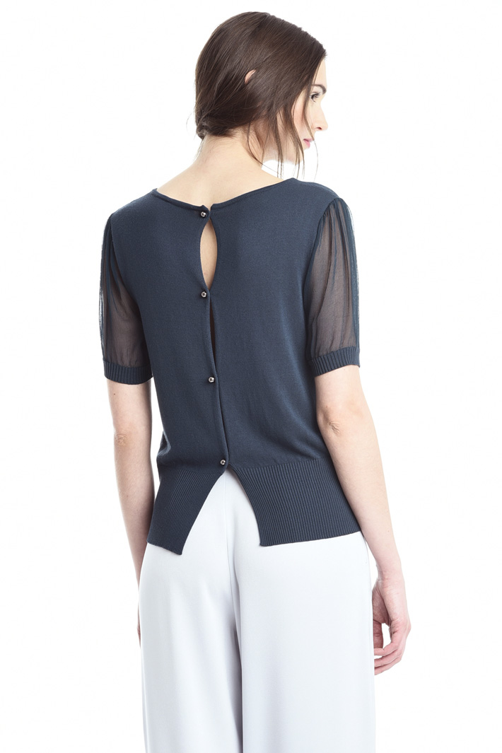 Maglia con manica in seta Intrend Maglia con manica in seta Intrend