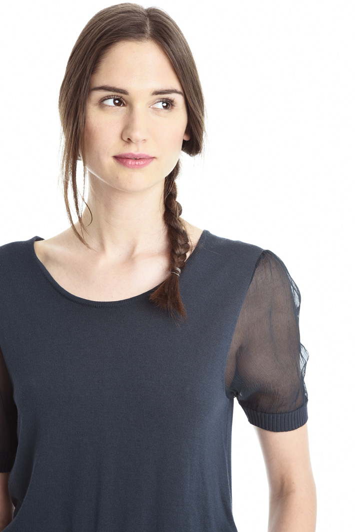 Maglia con manica in seta Intrend Maglia con manica in seta Intrend
