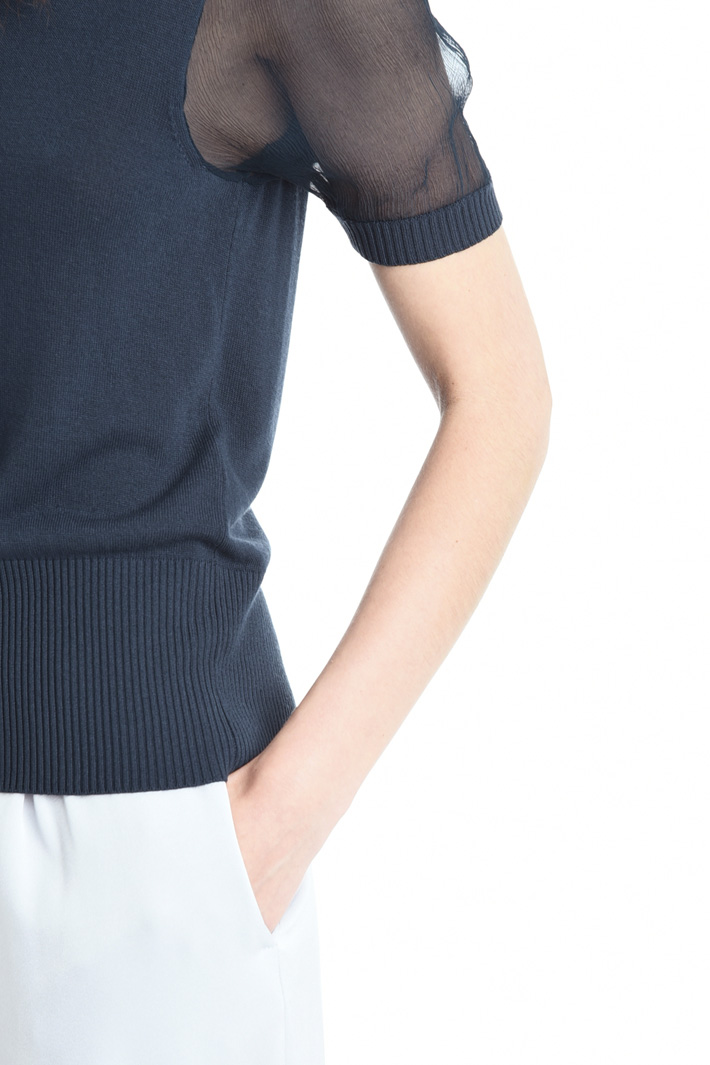 Maglia con manica in seta Intrend Maglia con manica in seta Intrend