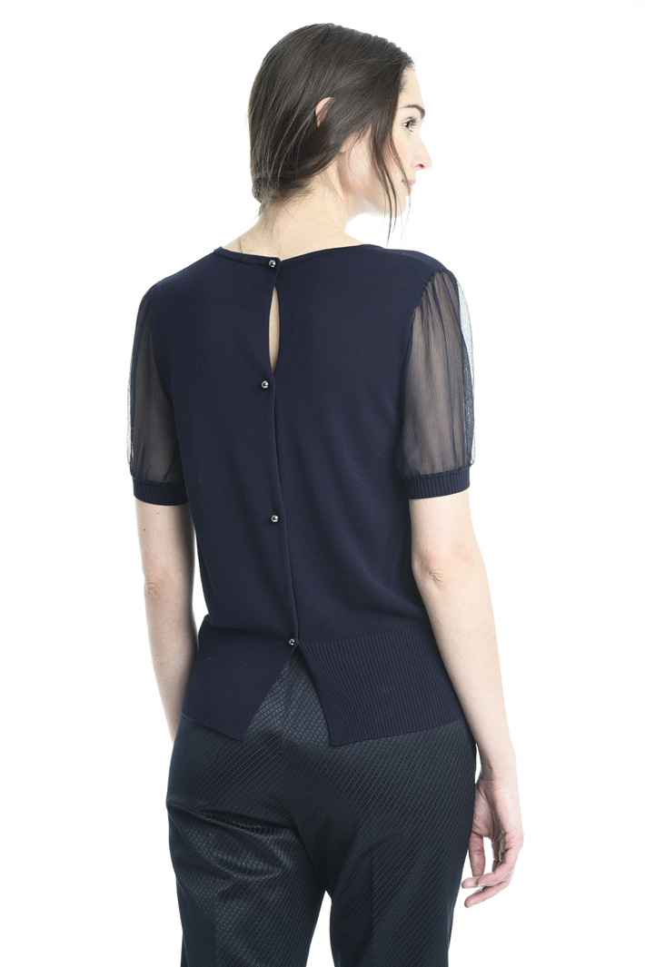 Maglia con manica in seta Intrend Maglia con manica in seta Intrend