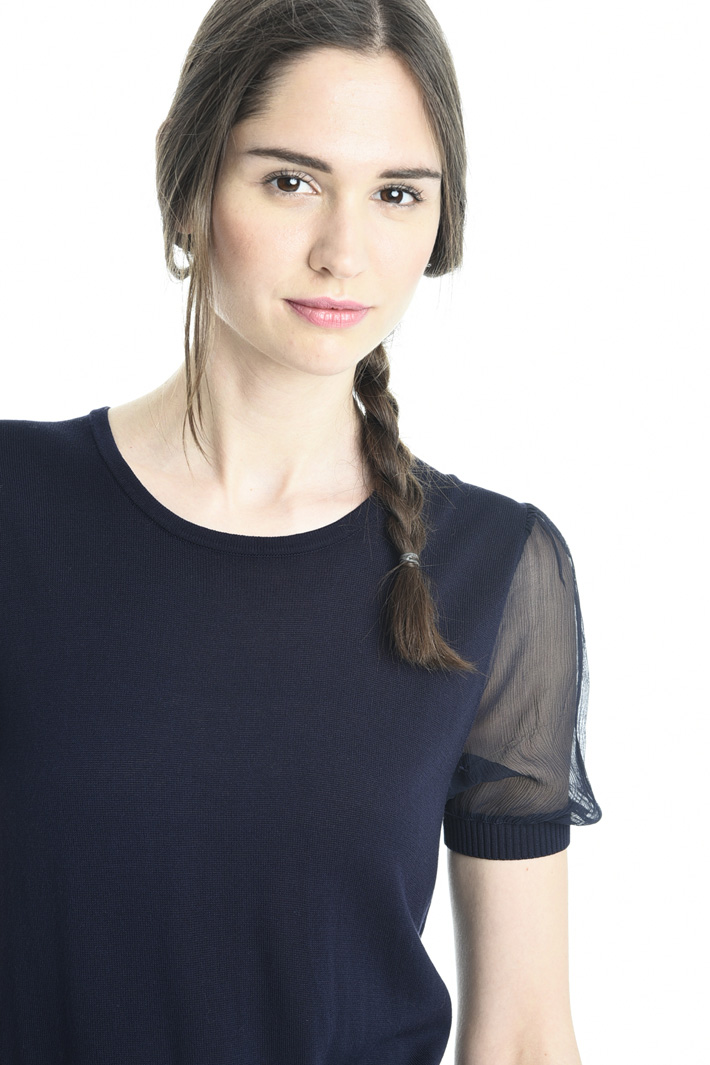 Maglia con manica in seta Intrend Maglia con manica in seta Intrend