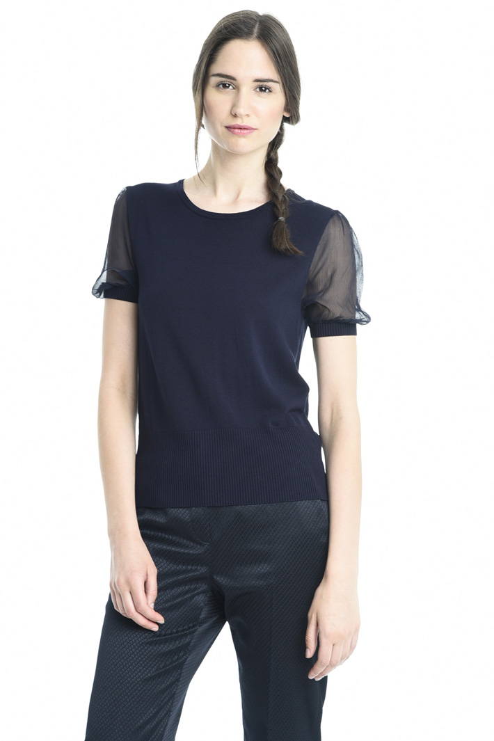 Maglia con manica in seta Intrend Maglia con manica in seta Intrend