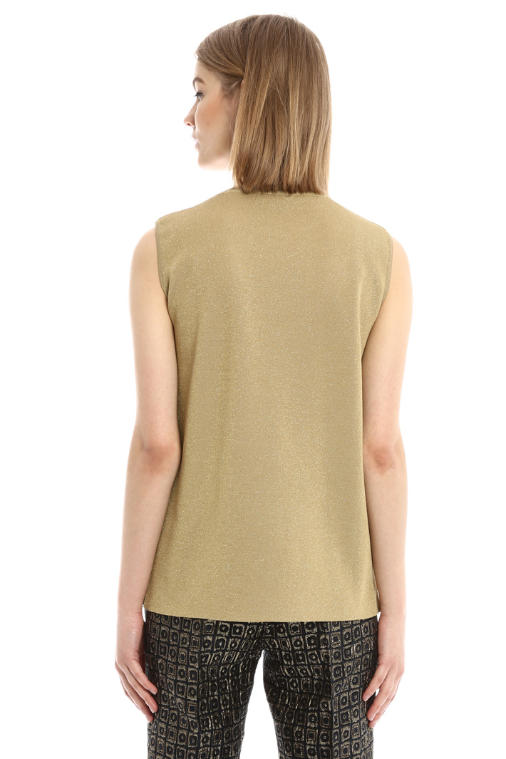Top senza maniche in lurex Intrend Top senza maniche in lurex Intrend