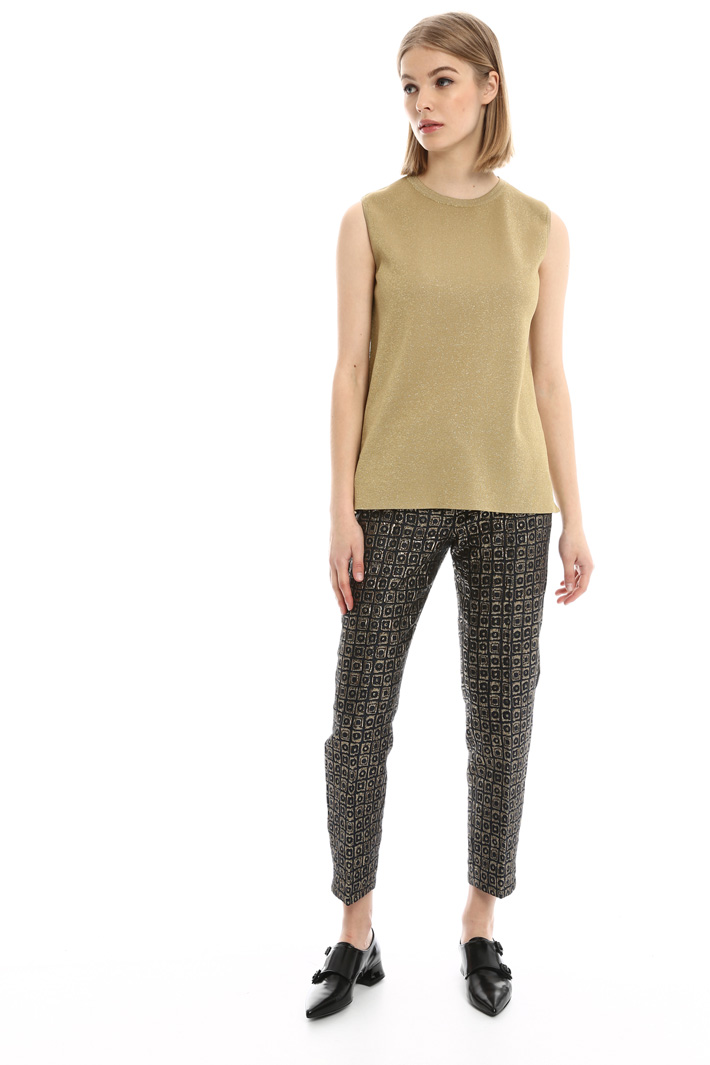 Top senza maniche in lurex Intrend Top senza maniche in lurex Intrend